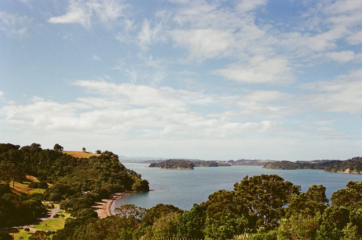 View over Mahurangi coastline